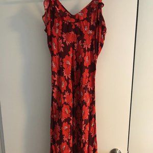 Rollas Shelley Datura Slip Dress in Raspberry Never Worn Size XL